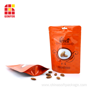 Nuts Packaging Bag Stand up pouch with zipper